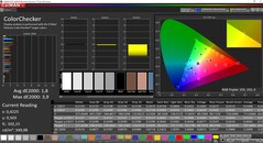 CalMAN ColorChecker calibré