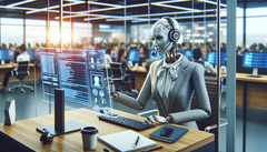 L'IA générative est déjà en train de remodeler le travail des cols blancs (Source de l'image : Dall-E 3)