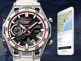 La montre ECB-2300HR-1A de Casio (photo) est un modèle d'édition spéciale conçu avec Honda. (Source de l'image : Casio)