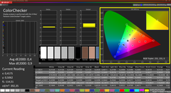 Calman ColorChecker calibré