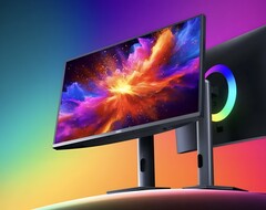 Le HKC M10 Ultra est le premier moniteur doté d'une mini-panneau LED RVB. (Source de l'image : HKC via ITHome)