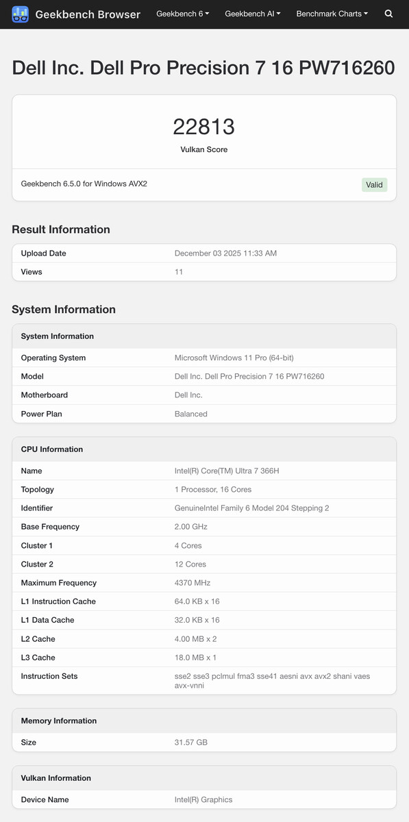 (Source : Geekbench)