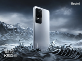 Un téléphone K50 en Silver Trail. (Source : Redmi via Weibo)