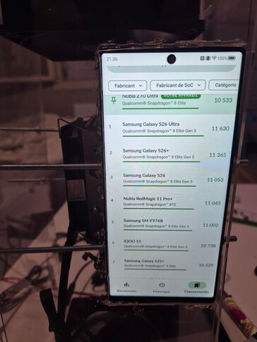 Le Z70 Ultra modifié figure dans un classement 3DMark dont le nom n'est pas précisé