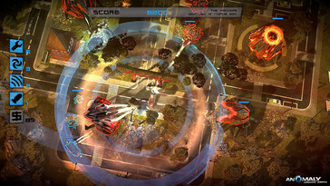Sur la photo : Capture d'écran d'Anomaly : Warzone Earth.