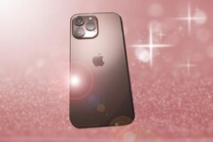 Le possible Apple iPhone 13 Pro dans les images divulguées porte un boîtier en or rose. (Image source : @MajinBuOfficial/Dreamtime - édité)