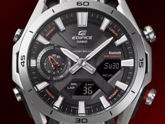 Les montres Edifice ECB-2300D de Casio (ECB-2300D-1A sur la photo) seront commercialisées en Europe. (Source de l'image : Casio)