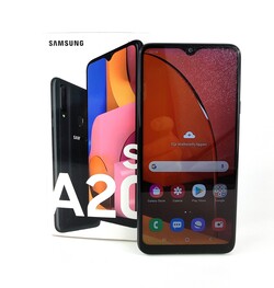 En révision : Samsung Galaxy A20s. Appareil de test fourni par notebooksbilliger.de