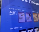 Des signes clairs sur le stand de la SD Association : Les cartes SanDisk SDUC seront bientôt disponibles.