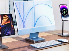 Le INVZI MagHub 2 est doté d'un boîtier SSD escamotable. (Image source : INVZI)