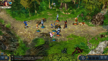 Photo : une capture d'écran du jeu King's Bounty : The Legend.