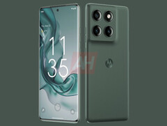 Le Moto Edge 70 de Motorola a un design similaire à celui du Moto Edge 60. (Source de l&#039;image : Android Headlines)