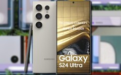Le Samsung Galaxy S24 Ultra devrait être doté d'un écran plus plat que les générations précédentes. (Source de l'image : Ice universe/Super Roader - édité)