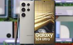Le Samsung Galaxy S24 Ultra devrait être doté d&#039;un écran plus plat que les générations précédentes. (Source de l&#039;image : Ice universe/Super Roader - édité)