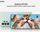 Le Galaxy A73. (Source : Samsung)