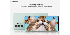 Le Galaxy A73. (Source : Samsung)