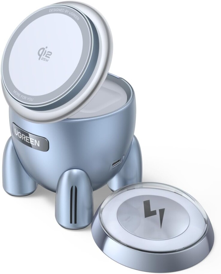 Le chargeur sans fil Ugreen 25W 2-en-1. (Source de l'image : Ugreen)