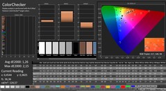 CalMAN : ColorChecker (calibré)