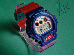 La nouvelle montre Casio G-Shock x Jae Tips DW-6900, en photo. (Source de l'image : JaeTips via Instagram)