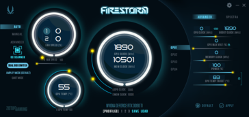 Zotac FireStorm - Fonctions du GPU