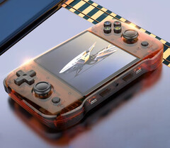 La console de jeu R46S est dotée d'un micrologiciel ROCKNIX. (Source de l'image : AliExpress)