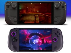 Steam Deck OLED (en haut) et Lenovo Legion Go S (en bas). (Source de l&#039;image : Valve et Best Buy, édité)