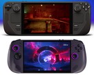 Steam Deck OLED (en haut) et Lenovo Legion Go S (en bas). (Source de l'image : Valve et Best Buy, édité)