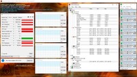 Acer Nitro 5 - Informations système pendant un test FurMark et Prime95.