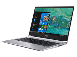 En test : l'Acer Swift 3 SF314-55-31N8. Modèle de test aimablement fourni par notebooksbilliger.de.