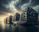 747 000 tonnes de déchets électroniques ont été recyclées en Allemagne pour en extraire des matières premières précieuses. Cela correspond à l'énorme capacité de chargement de sept des plus grands porte-conteneurs du monde. (Image : Google Gemini AI)