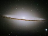 Image montrant la galaxie Sombrero.
