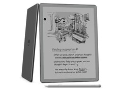 Le Kindle Scribe sans lumière frontale a un écran de 11 pouces.