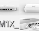 Le Mac Mini M1X a un look plus épuré que la variante M1 du mini PC de 2020. (Image source : @RendersbyIan - édité)
