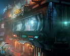 Les images cyberpunk de The Ascent sont considérablement améliorées par le ray-tracing (Image source : Neon Giant)