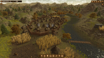 Une image montrant une ville dans Dawn of Man.