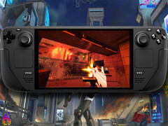 La collection Boomer Shooter Blueprint comporte cinq niveaux, à partir de 7 $. Sur la photo : Steam Deck fonctionnant avec Selaco.