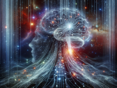 Selon le chercheur en sciences cognitives Dobromir Rahnev, le téléchargement de l'esprit pourrait devenir une réalité d'ici 100 à 200 ans. (Source de l'image : DallE3)