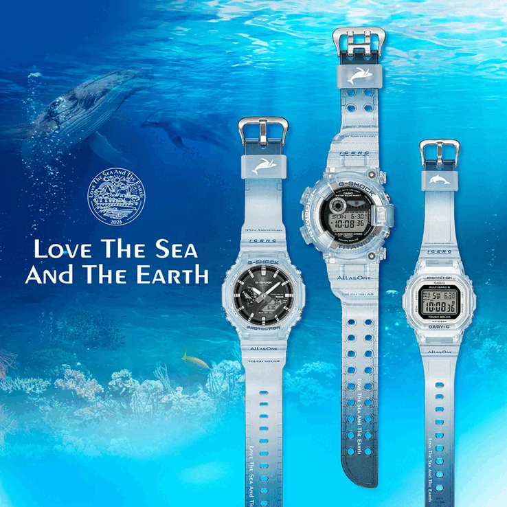 Les montres G-Shock Love The Sea and The Earth 2026 ICERC