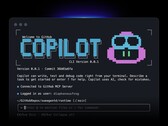 L'interface CLI de GitHub Copilot s'exécute dans une fenêtre de terminal.