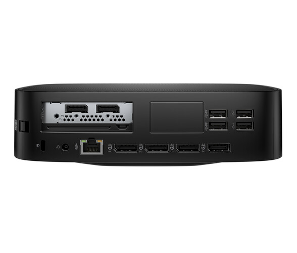 HP Elite t755 Thin Client arrière (image via HP)