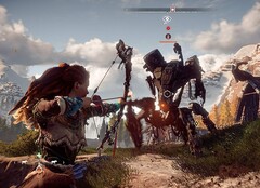 Horizon Zero Dawn est déjà un jeu magnifique sur la PS4 Pro, qui rend le jeu en 4k et 30fps (Image : Sony)