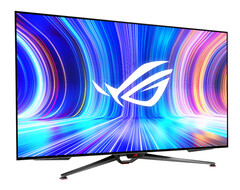 Le ROG Swift OLED PG48UQ est le moniteur de jeu OLED phare d&#039;ASUS. (Image source : ASUS)