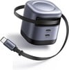 Une autre version du chargeur à câble rétractable Ugreen Nexode 45W avec deux ports USB-C. (Source de l'image : Ugreen)