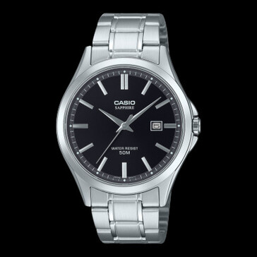 Casio MTS-115D-1AV (cadran noir). (Source de l'image : Casio)