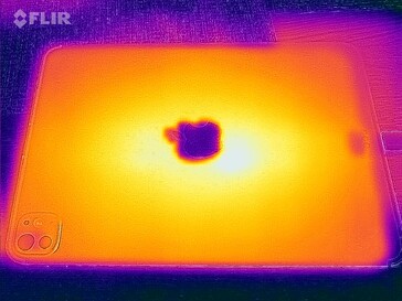 Température de surface sous charge (arrière)