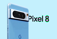 La série Pixel 8 sera disponible dans un séduisant coloris bleu. (Source de l'image : @EZ8622647227573)