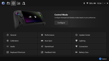 Armoury Crate SE Settings