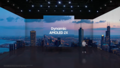 Samsung dévoile la dernière forme de Dynamic AMOLED 2X. (Source : Samsung)