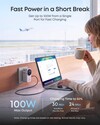 Une image marketing divulguée de l'adaptateur de voyage Anker Nano (4-en-1, 100 W, Smart Display)