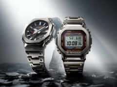 De gauche à droite (photo), le Casio GM-B2100SD-1C et le GMW-B5000D-1C. (Source de l'image : Casio)